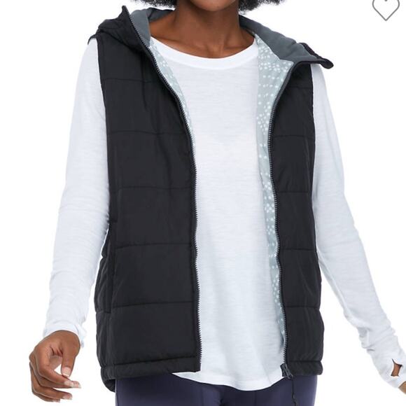 OCEAN + COAST men’s size medium puffer vest full zip sleeveless fully lined NWT - Picture 12 of 12